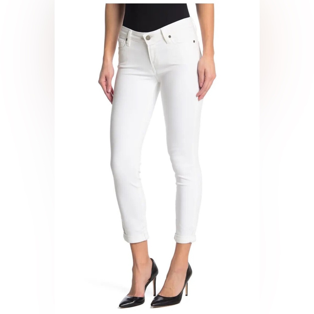 Paige Hoxton Crop Jeans Crisp White size 31